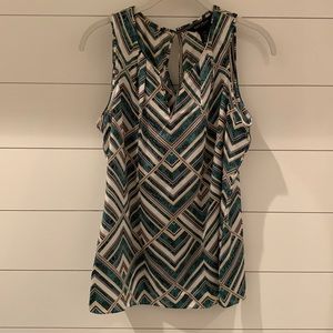 White House Black Market Silky Tank Blouse